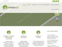 Tablet Screenshot of gopower10.com